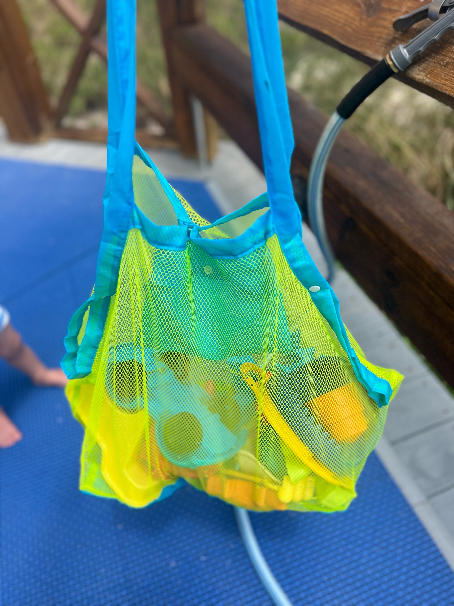 Mesh beach bag that makes beach toys so easy to clean. Spray the bag down and shake it out + more of our beach essentials !

#LTKSaleAlert #LTKKids #LTKTravel