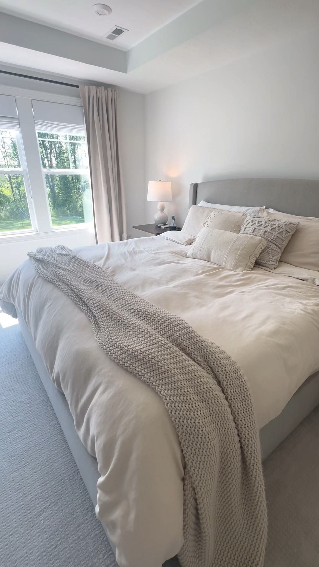 Master bedroom bedding refresh & I’m OBSESSED🔥
 Sometimes all it takes is fresh sheets, a cozy comforter, and a new duvet cover to make your whole room (and mood) feel brand new!

• Sheets + duvet comforter are Amazon finds  • Linen duvet cover set is Target and I’m in love with the neutral vibes • Finished it off with some throw pillows + a blanket at the end of the bed and now it feels like a luxury hotel every night 

#amazoninfluencer #bedroomrefresh #homedecor #neutralhome #amazonhomefinds #targetstyle #bedroommakeover #beddingobsessed #momlife #bedroomgoals #homefinds #amazonhome #targethome #targetfinds #cozyhome #masterbedroomrefresh #homeinspo #simplehomestyle #momstyleathome

#LTKStyleTip #LTKHome #LTKFindsUnder100