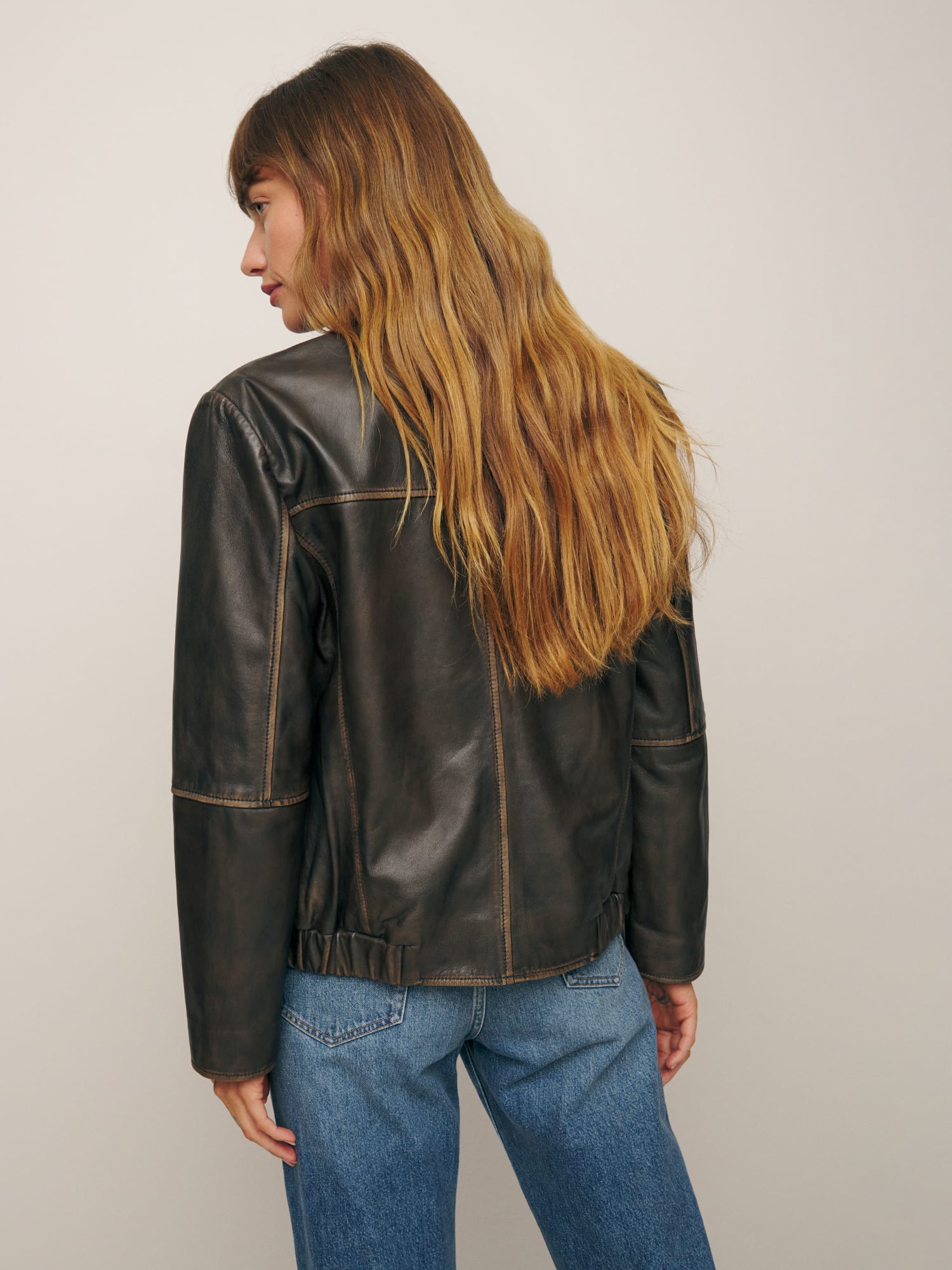 Veda Allen Leather Jacket | Reformation (US & AU)