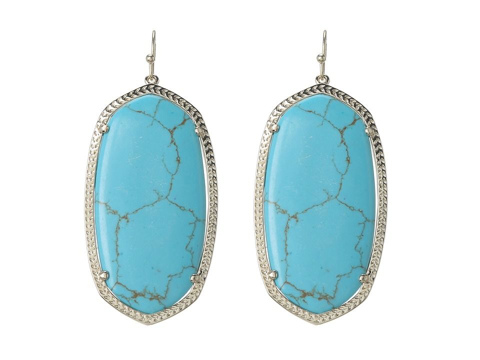 Kendra Scott - Danielle Earrings (Turquoise) Earring | Zappos