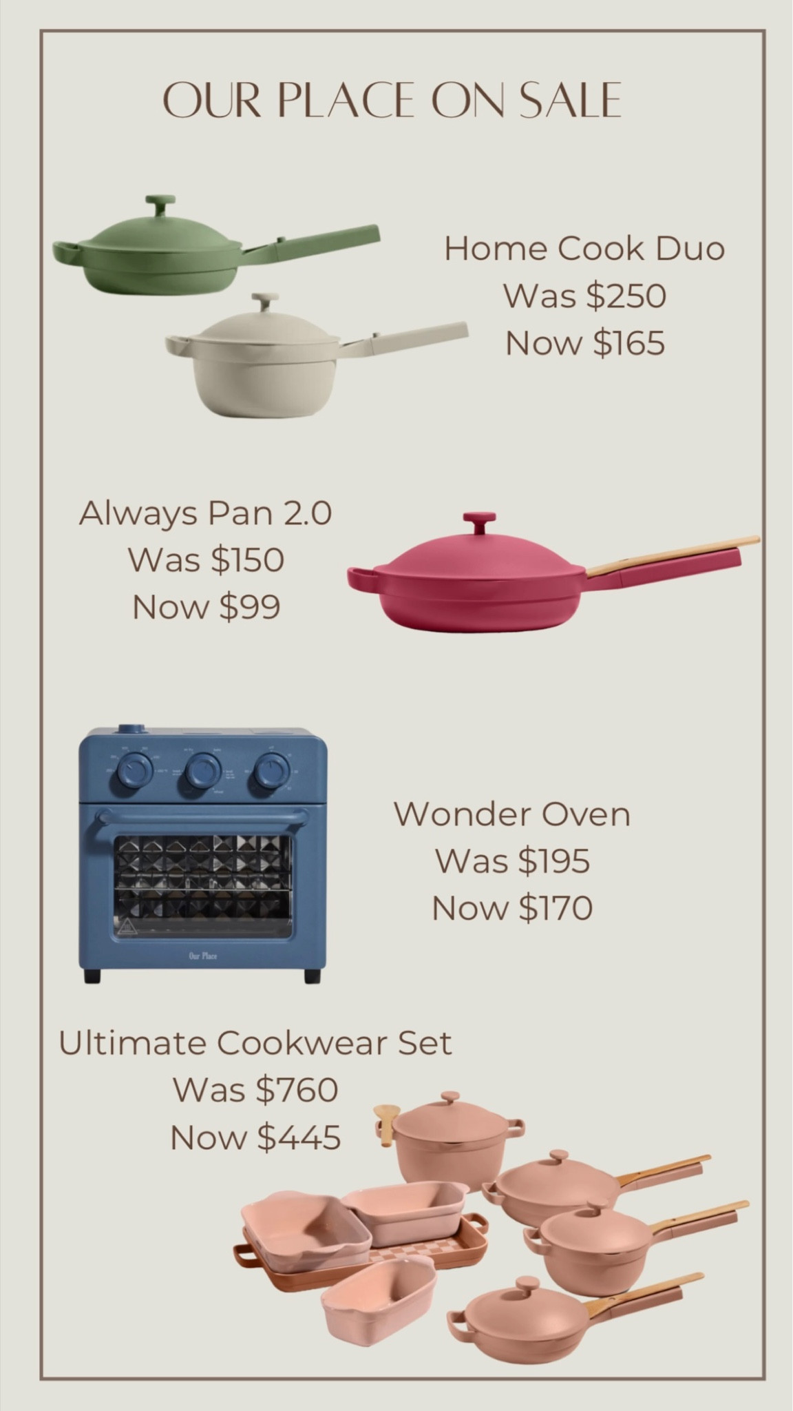 Our Place Black Friday sale! I have the always pan and love it. 

#LTKsalealert #LTKHolidaySale #LTKGiftGuide
