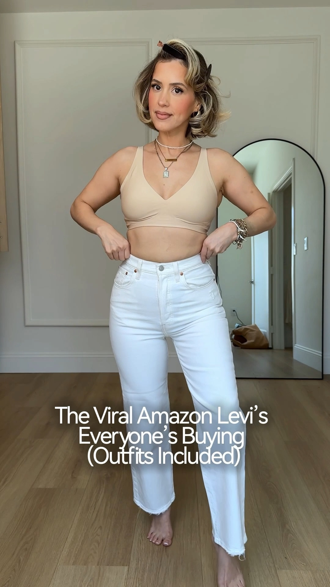  @Levi's outfits 👏🏼🙊

Wearing small in all tops! 
✔️1st jeans: rib cage straight ankle jeans size 27 | color: cloud over white | some stretch! TTS

✔️2nd jeans: 94 baggy jeans size 28 in color New Blue | no stretch size up 

✔️3rd jeans: rib cage straight ankle jeans size 27 | color: jazz pop medium indigo | some stretch size up 

✔️4th jeans: cinch waist baggy jeans size 27 in color blank impact 

✔️5th jeans: 318 shaping jeans size 27 in color tall glass of water | amazing stretch

Follow my LTK @ImLola on the @shop.LTK app to view this post and get my exclusive app-only content!

#liketkit #LTKPetite #LTKootd #LTKgrwm
@shop.ltk
https://liketk.it/65fA0 

#LTKU #LTKgrwm #LTKootd