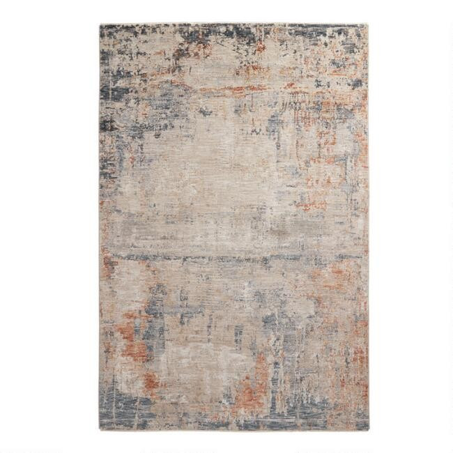 Multicolor Abstract Wyatt Area Rug | World Market