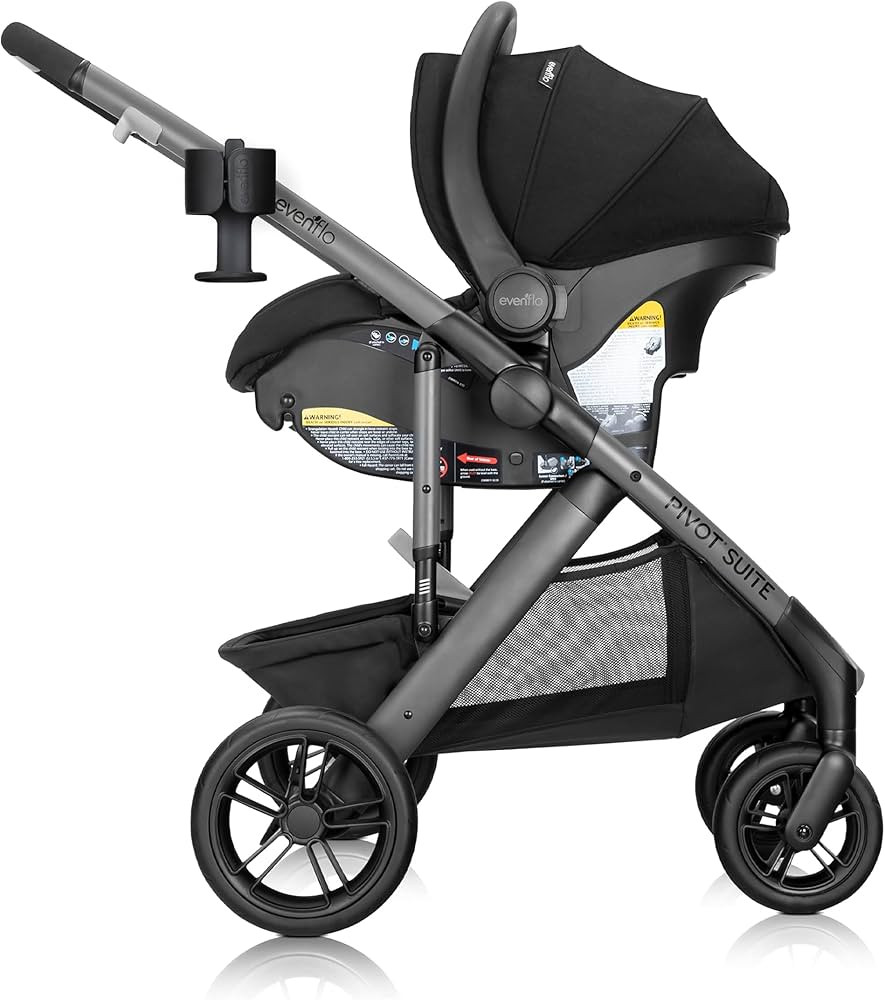 Evenflo Pivot Suite Modular Travel System with LiteMax Infant Car Seat with Anti-Rebound Bar - Du... | Amazon (CA)