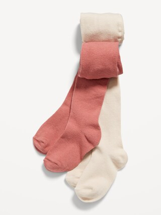 Soft-Knit Tights 2-Pack for Toddler Girls | Old Navy (US)