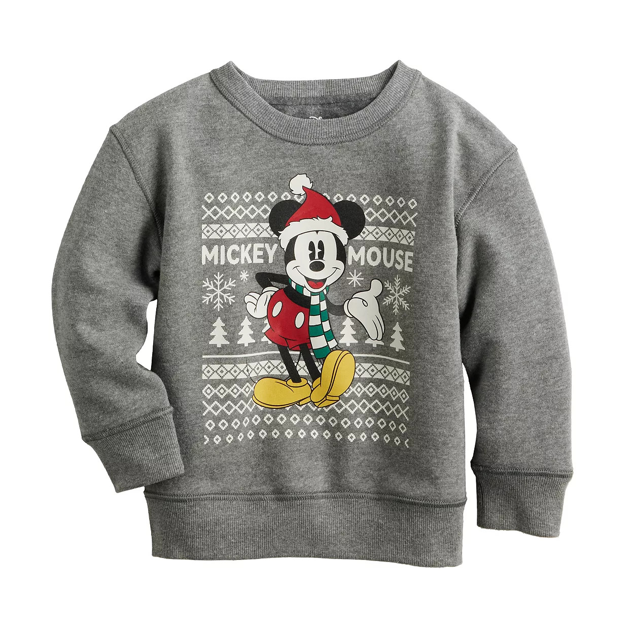 Disney's Mickey Mouse Toddler Boy Adaptive Fleece Crewneck Sweatshirt by Jumping Beans® | Kohl's