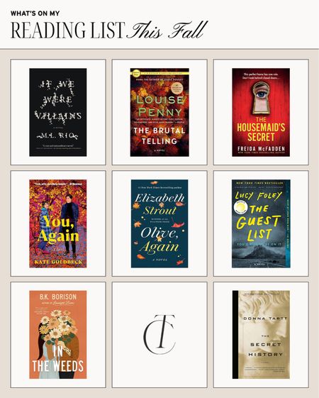 What’s on my reading list this fall! 

#LTKSeasonal