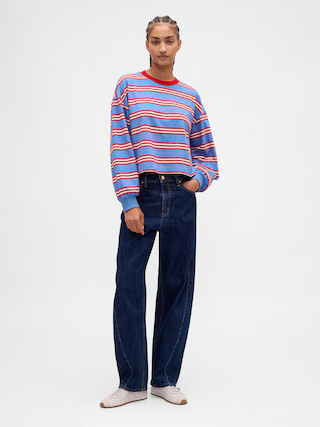 Heavyweight Crop Sweatshirt | Gap (US)