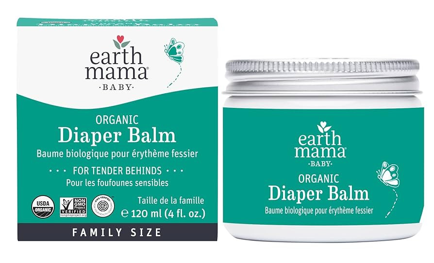 Earth Mama Organic Economy Size Diaper Balm | Diaper Cream for Baby | EWG Verified, Petroleum & A... | Amazon (US)