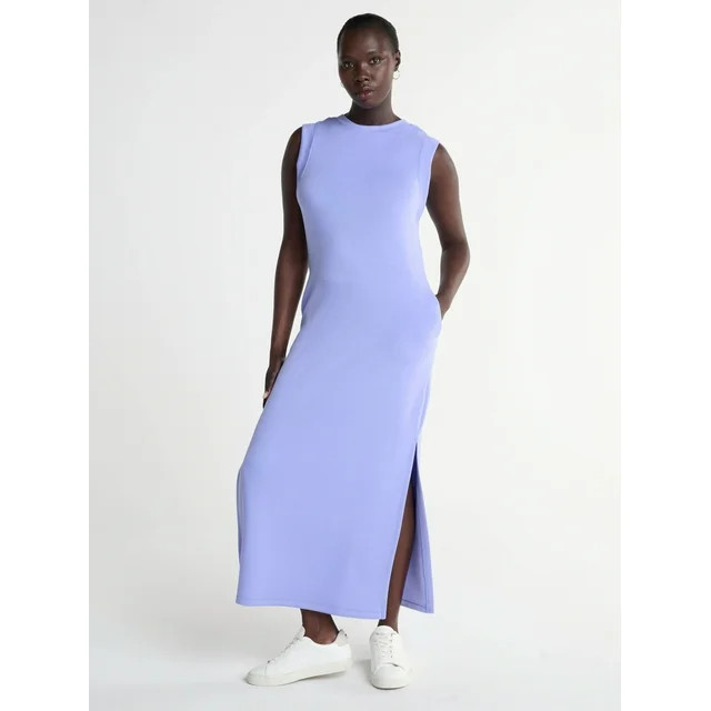 Scoop Women's and Women’s Plus Ultimate ScubaKnit Sleeveless Maxi Dress, Sizes XS-4X | Walmart (US)