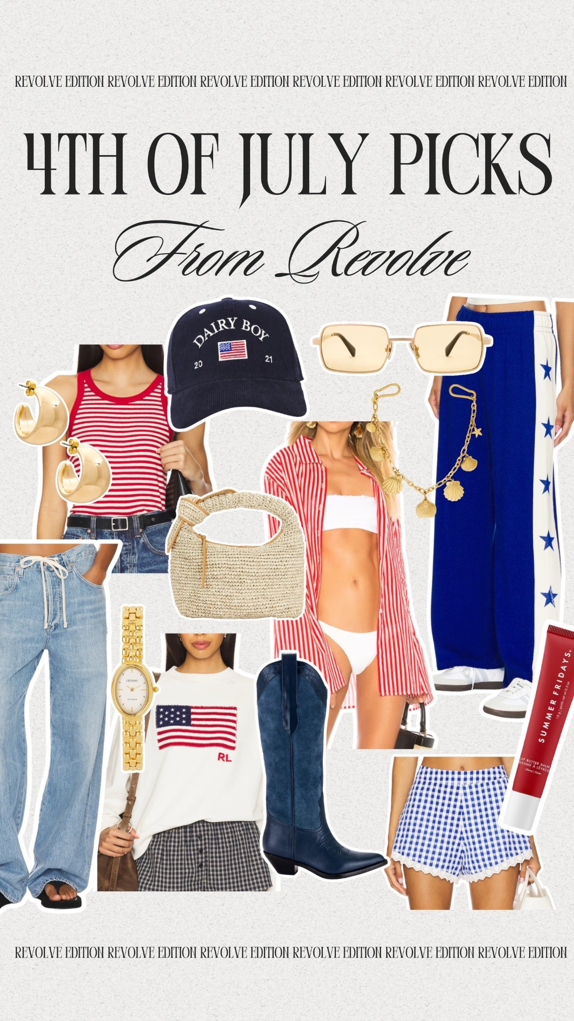 My revolve picks for the 4th of July (and I’ll be rewearing these pieces all summer) 🇺🇸 

#LTKStyleTip #LTKParties #LTKSeasonal