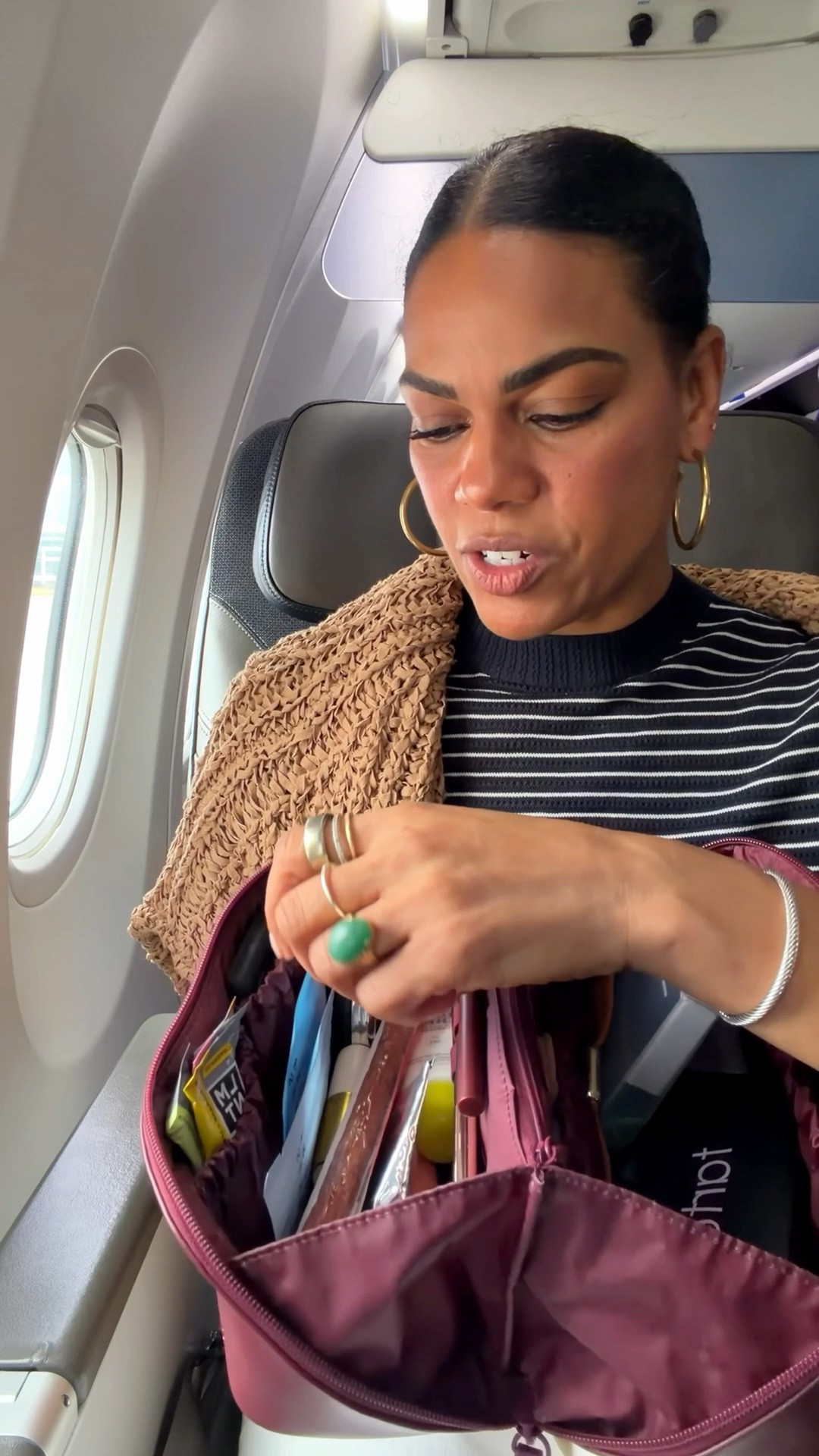 My travel outfit plus everything in my airplane bag!

#LTKOver40 #LTKTravel #LTKstorytime