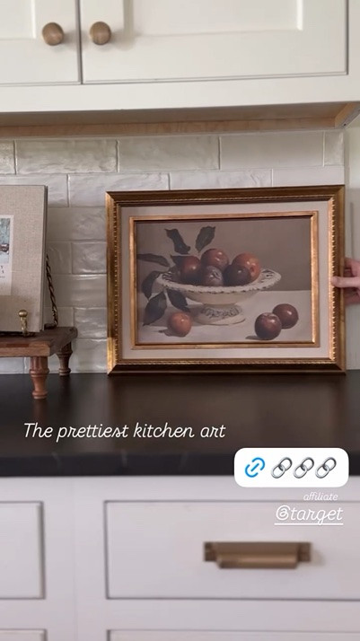Just added the prettiest kitchen art from @Target. The still life painting paired with the linen mat gives it such a collected, timeless look. One of those pieces that feels far more expensive than it is. 🤍

#LTKHome