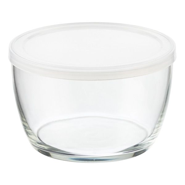 LIBBEY 16 oz. Covered Glass Bowl Clear | The Container Store