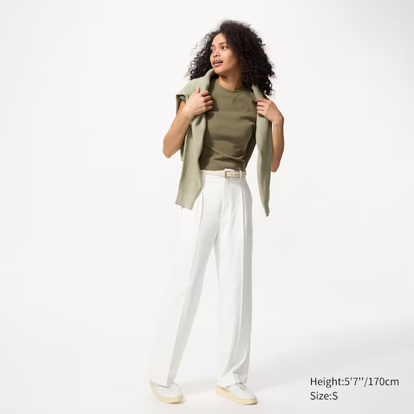 Wide-Fit Pleated Pants | UNIQLO (US)