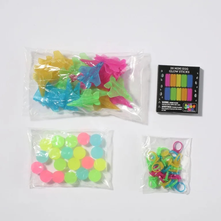 Multicolor Egg Glow Filler, 100 Pieces, Easter by Way To Celebrate | Walmart (US)
