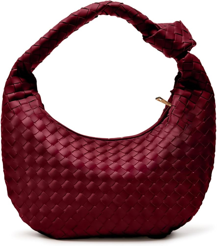 Apryl Woven Purse for Women - Woven Tote bag for Women - Knotted Slouchy Large Shoulder Bags - So... | Amazon (US)