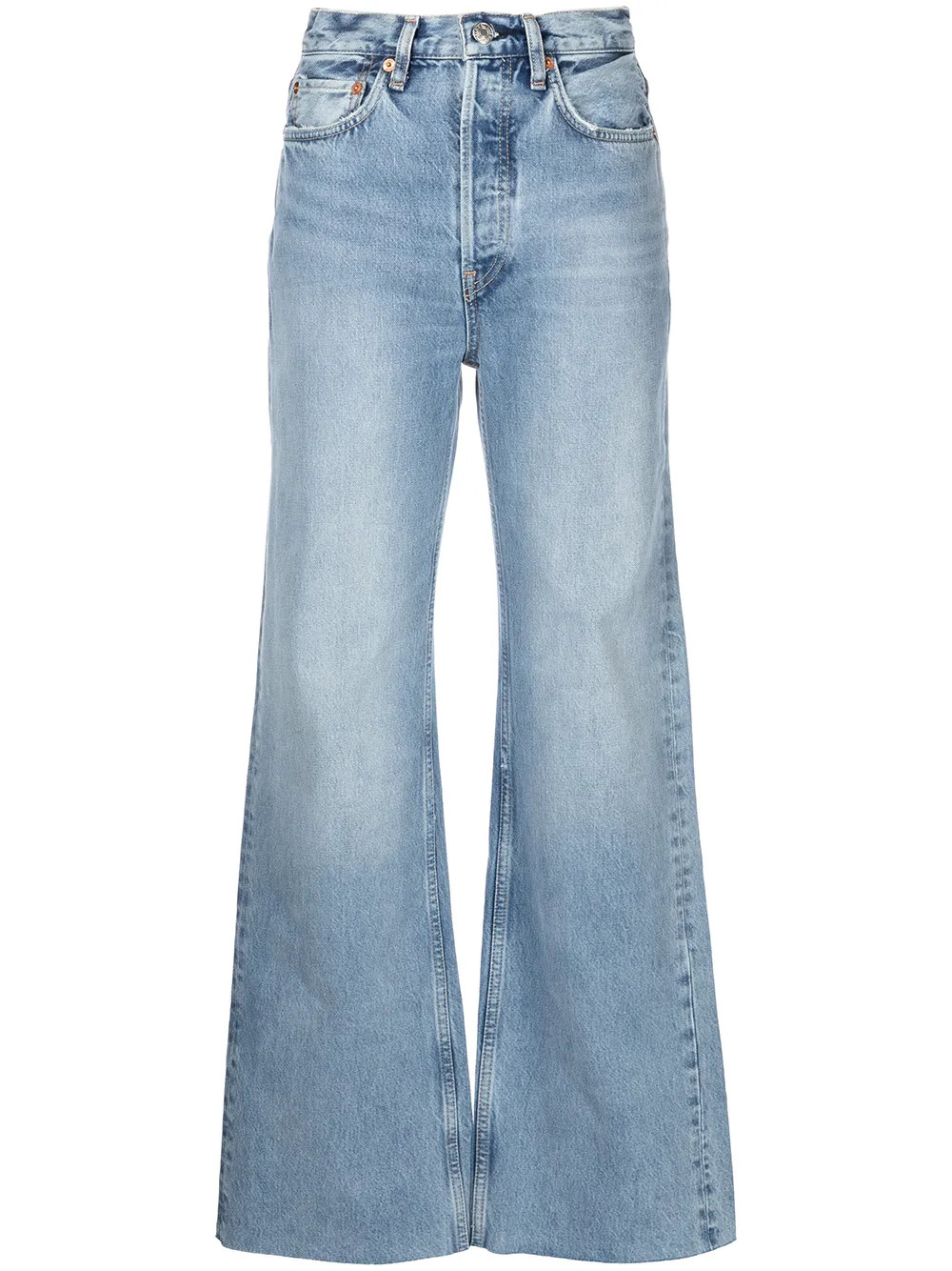 70s Ultra high-rise wide-leg jeans | Farfetch Global