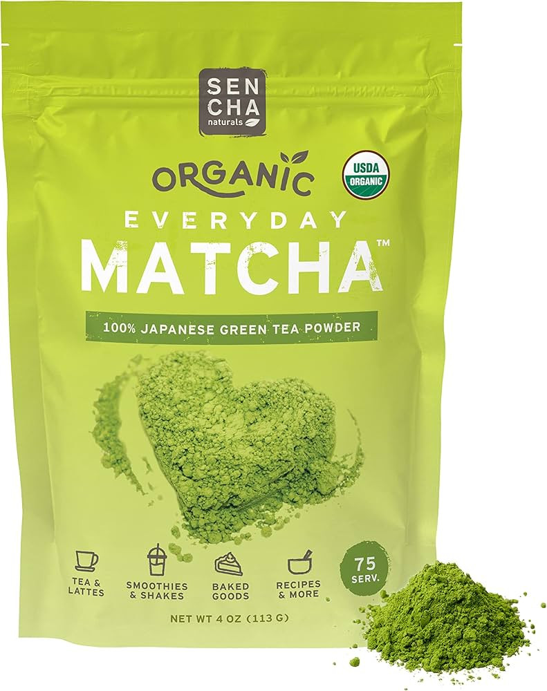 SEN CHA Naturals Organic Everyday Matcha Powder, Authentic Japanese Matcha Green Tea Powder, Prem... | Amazon (US)