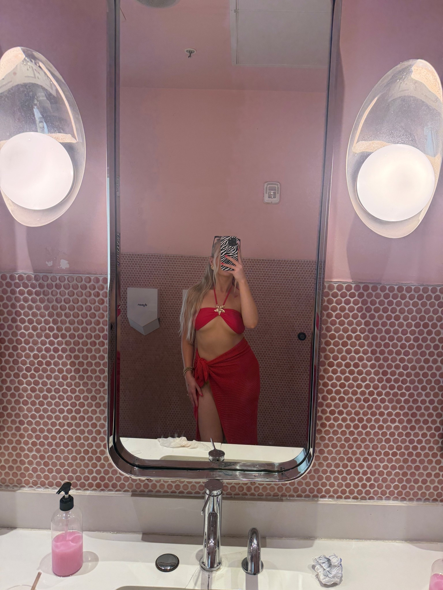 What I wore to a bachelorette party pool party in Miami! Small swimsuit and coverup!
-
-
-
Red swimwear, high waisted bikini set, Miami outfit, pool party outfit, bachelorette party outfit, vacation outfit, red swimsuit 

#LTKStyleTip #LTKParties