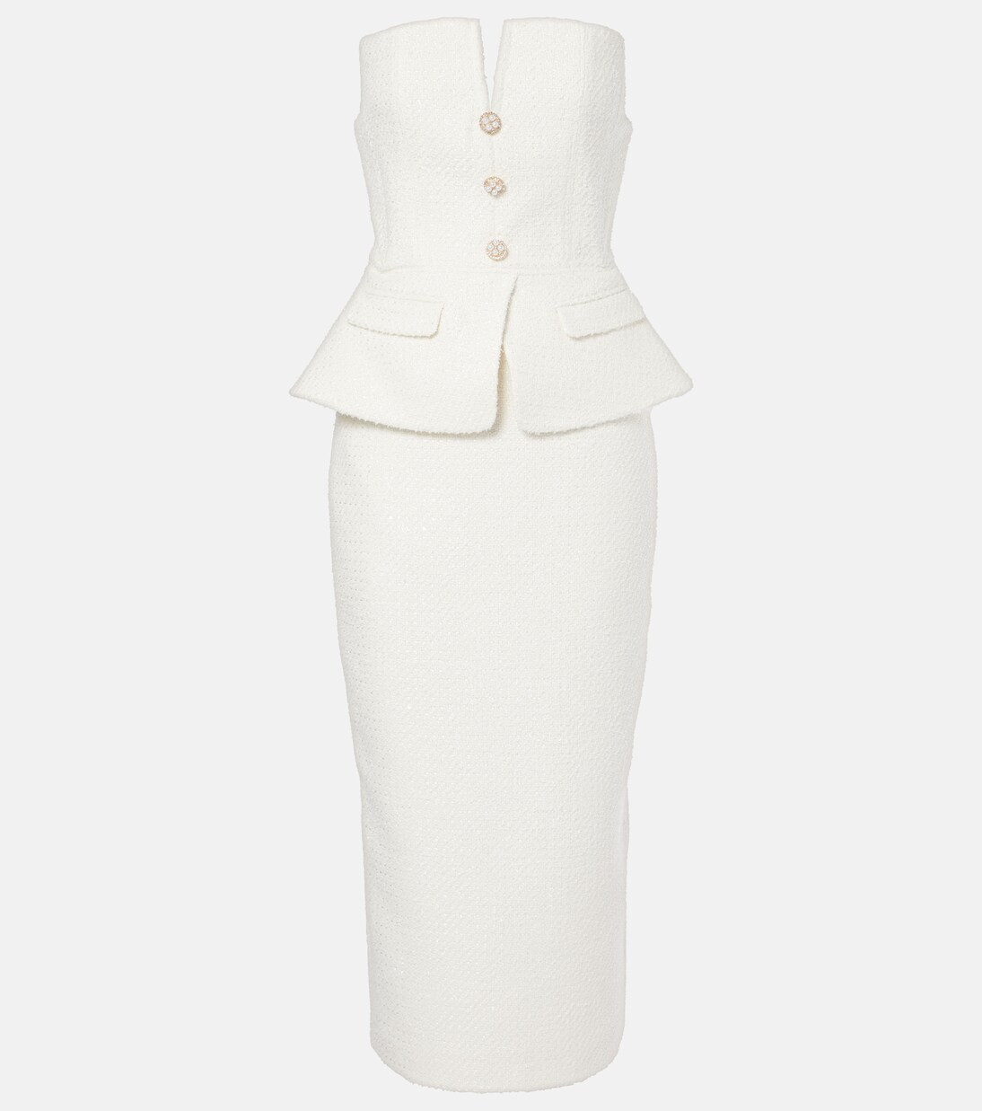 Bridal - Abito midi in bouclé | Mytheresa (IT)