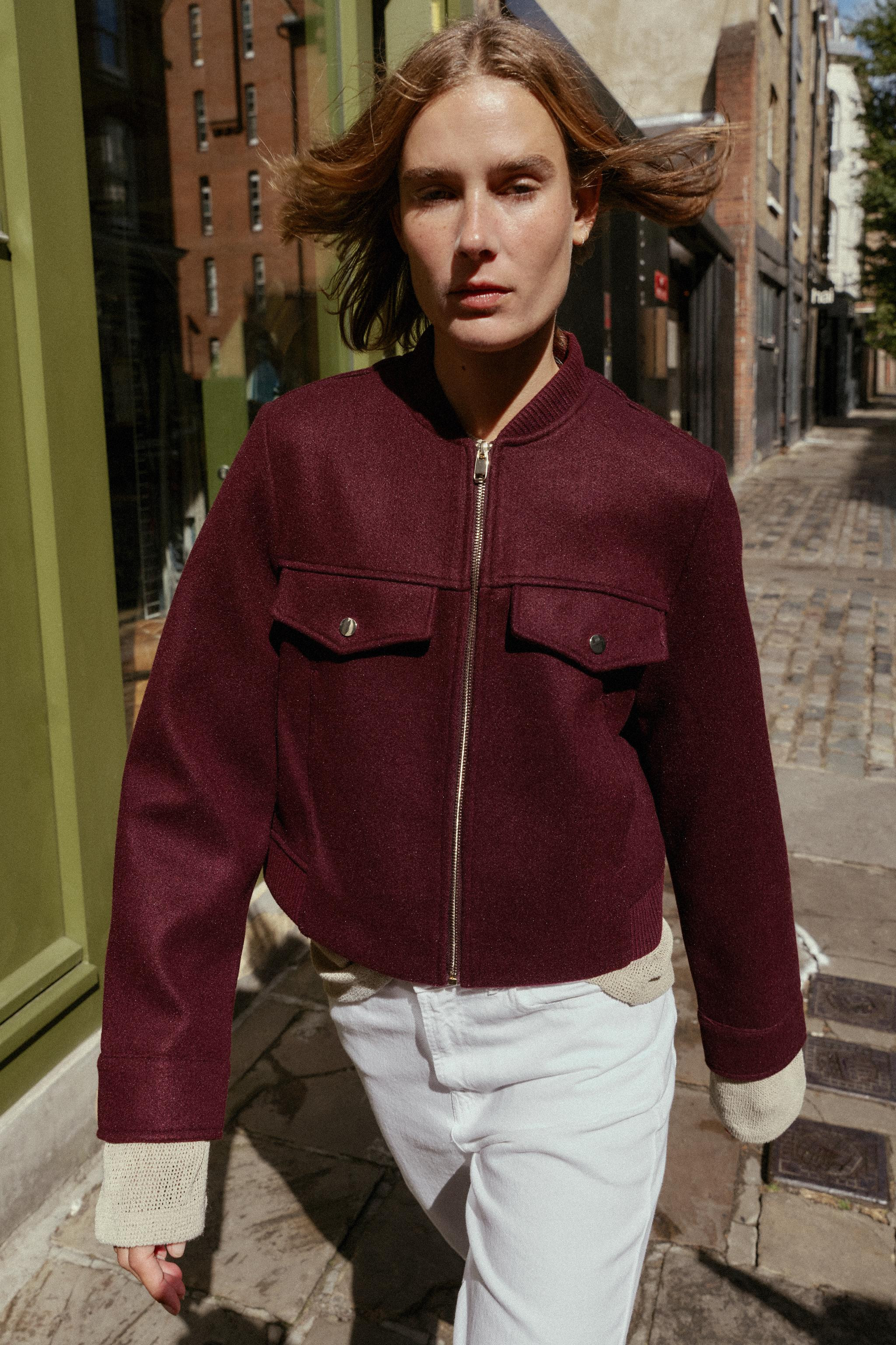 CROPPED SOFT JACKET | Zara US