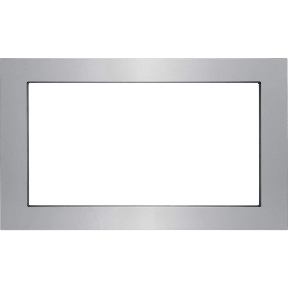 Frigidaire 30 inch Trim Kit for Built-In Microwave Oven in Stainless Steel, Silver | The Home Depot