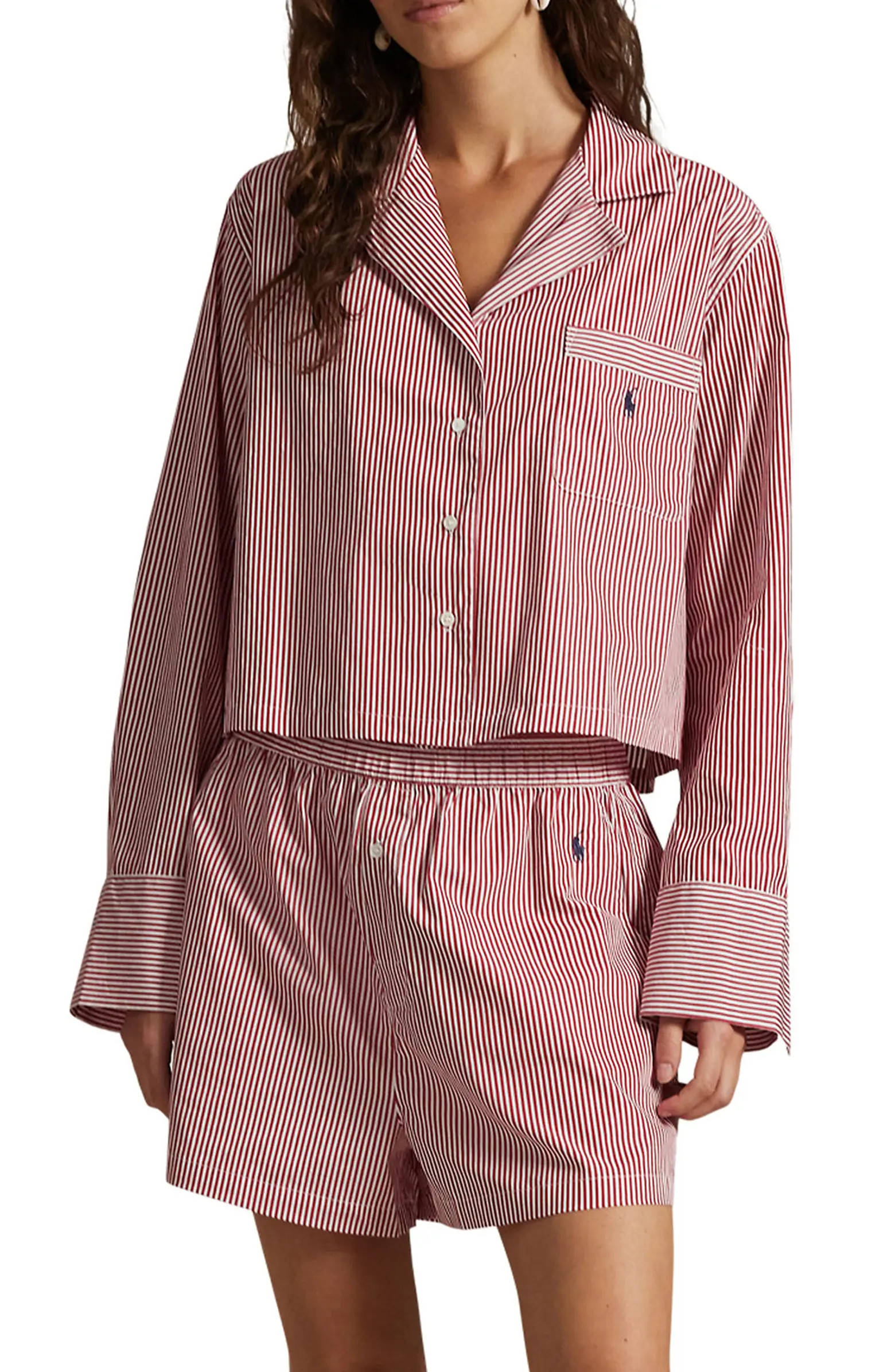 Cotton Poplin Pajamas | Nordstrom