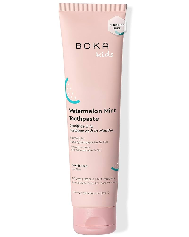 Boka Fluoride Free Toothpaste Nano Hydroxyapatite Toothpaste - Watermelon Mint Flavor, 4 oz 1Pk U... | Amazon (US)