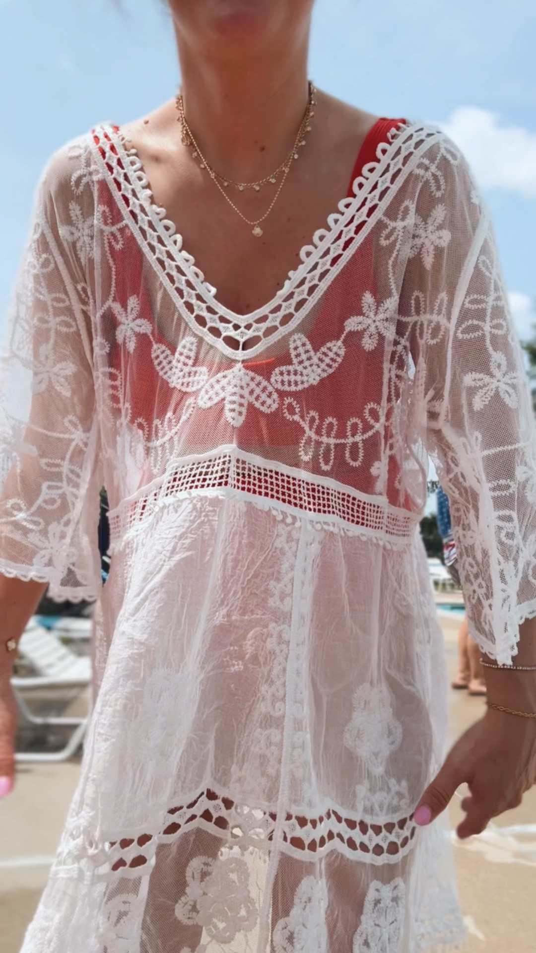 Love this swim coverup! Perfectly oversized and goes with every swimsuit! 

#LTKStyleTip #LTKSwim #LTKFindsUnder50