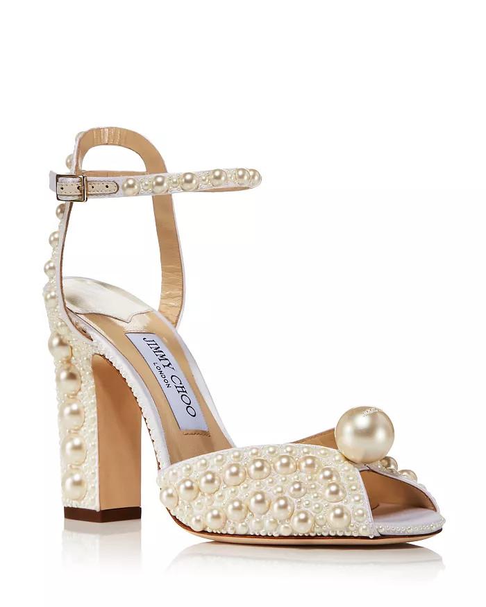 Women's Sacaria 100 Embellished Block Heel Sandals | Bloomingdale's (US)