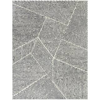 BALTALarsen Grey 7 ft. 10 in. x 10 ft. Striped Area Rug | The Home Depot