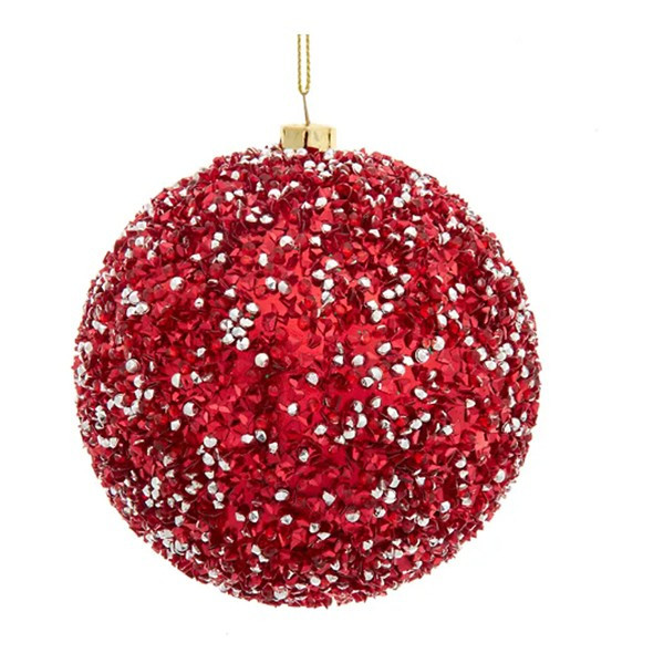 Kurt S. Adler Plastic Red Bead Ball Ornament | Scheels