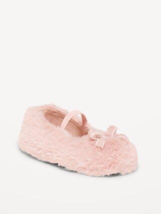 Cozy Faux-Fur Ballet Flats for Baby | Old Navy (US)