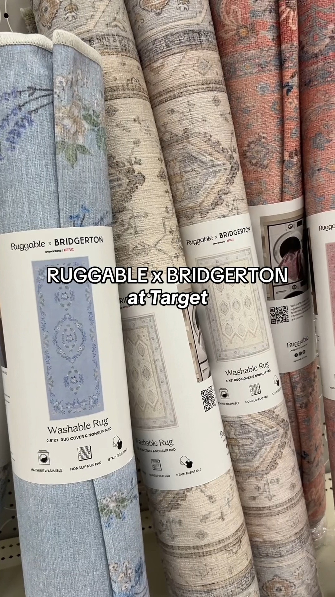 Ruggable x Bridgerton at Target!!😍 They come in a variety of sizes, in 3 different prints!

#target #bridgerton #rug #home #livingroom #bedroom 


#LTKFamily #LTKHome #LTKStyleTip