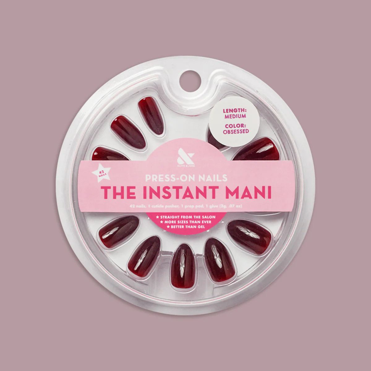 Obsessed - Press-On | Medium | Almond | Olive & June