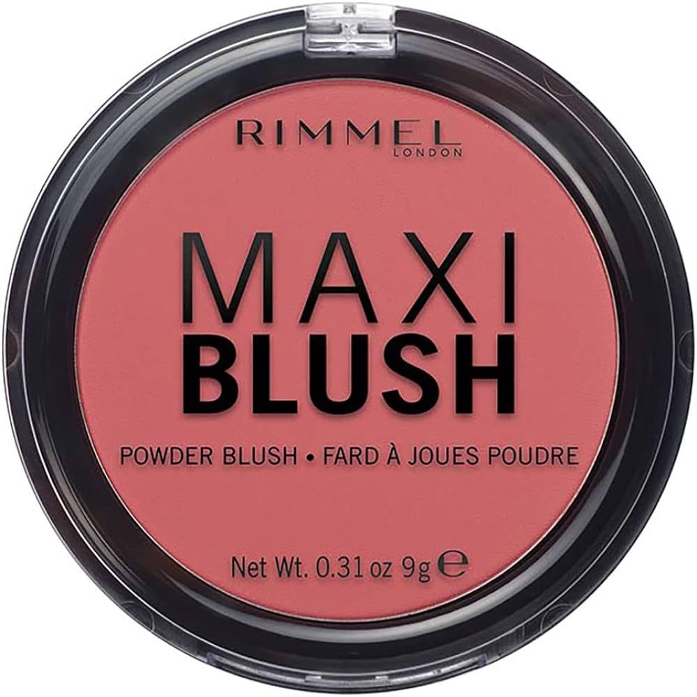 Rimmel London Maxi - 003 Wild Card - Blush Powder, Lightweight, Highly Pigmented, Blendable, 0.31... | Amazon (US)
