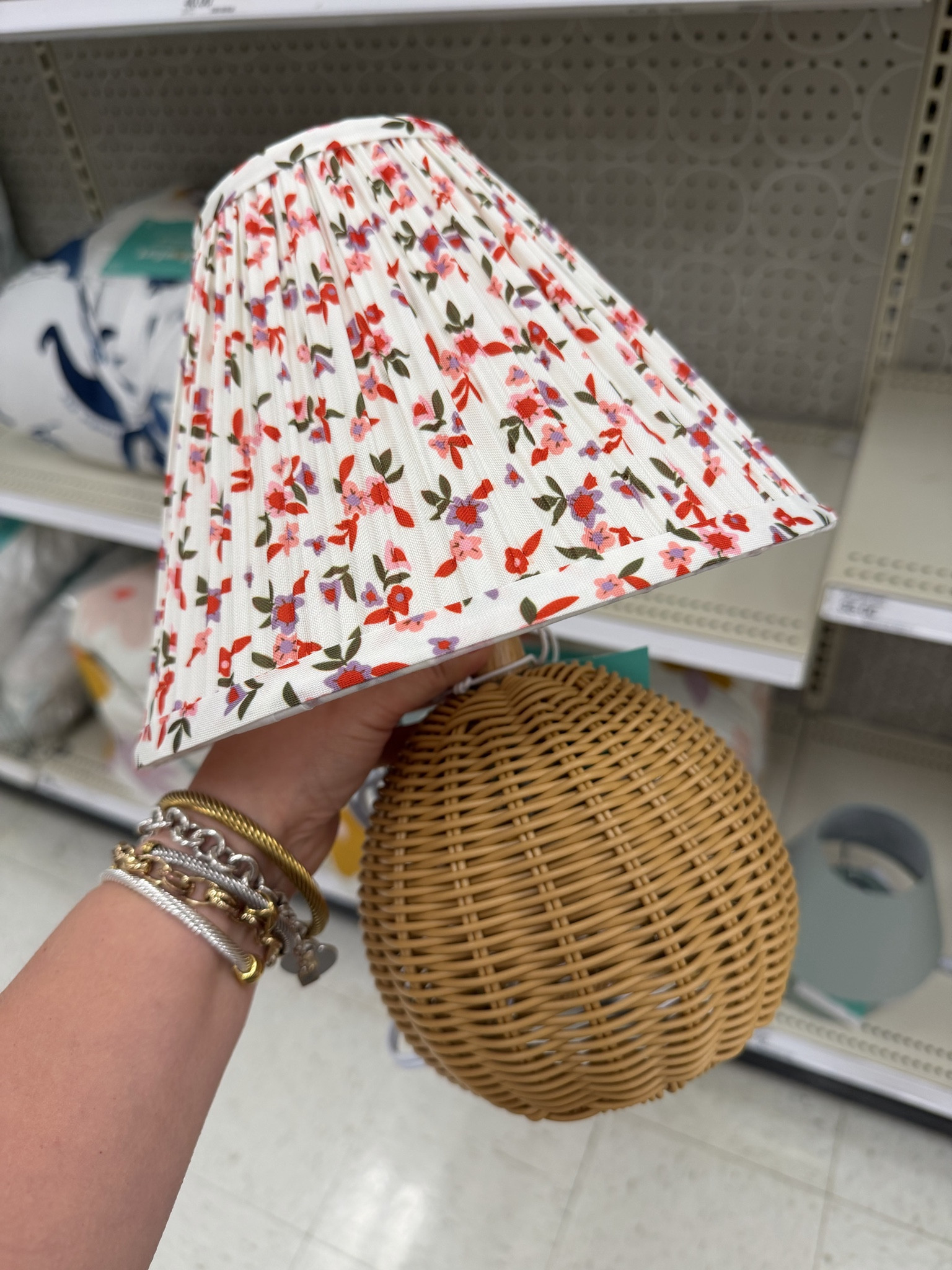 This wicker lamp screams Anthro with the floral pleated shade but it's from Target!! 

 

#LTKHome