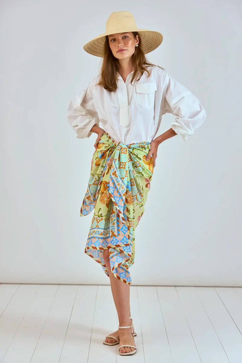 Evangeline Shirt | White Collared Shirt | Hunter Bell | Hunter Bell