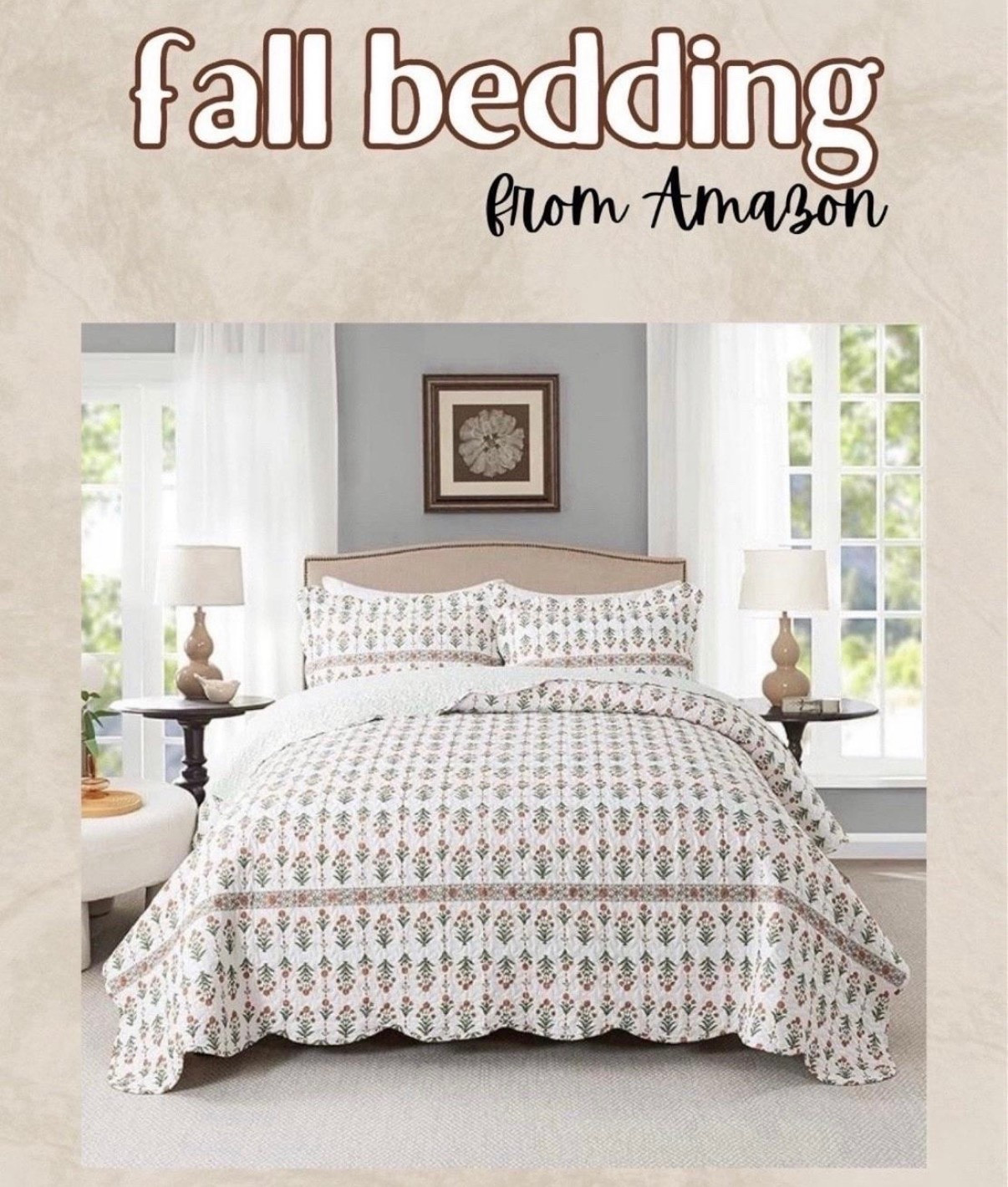 Fall bedding from Amazon

Comforter, bedding sets, fall bedding, amazon home, duvet cover, amazon finds, amazon bedding, amazon bedroom, bedroom decor, fall decor #LTKautumn#LTKFindsUnder100

#LTKHome
