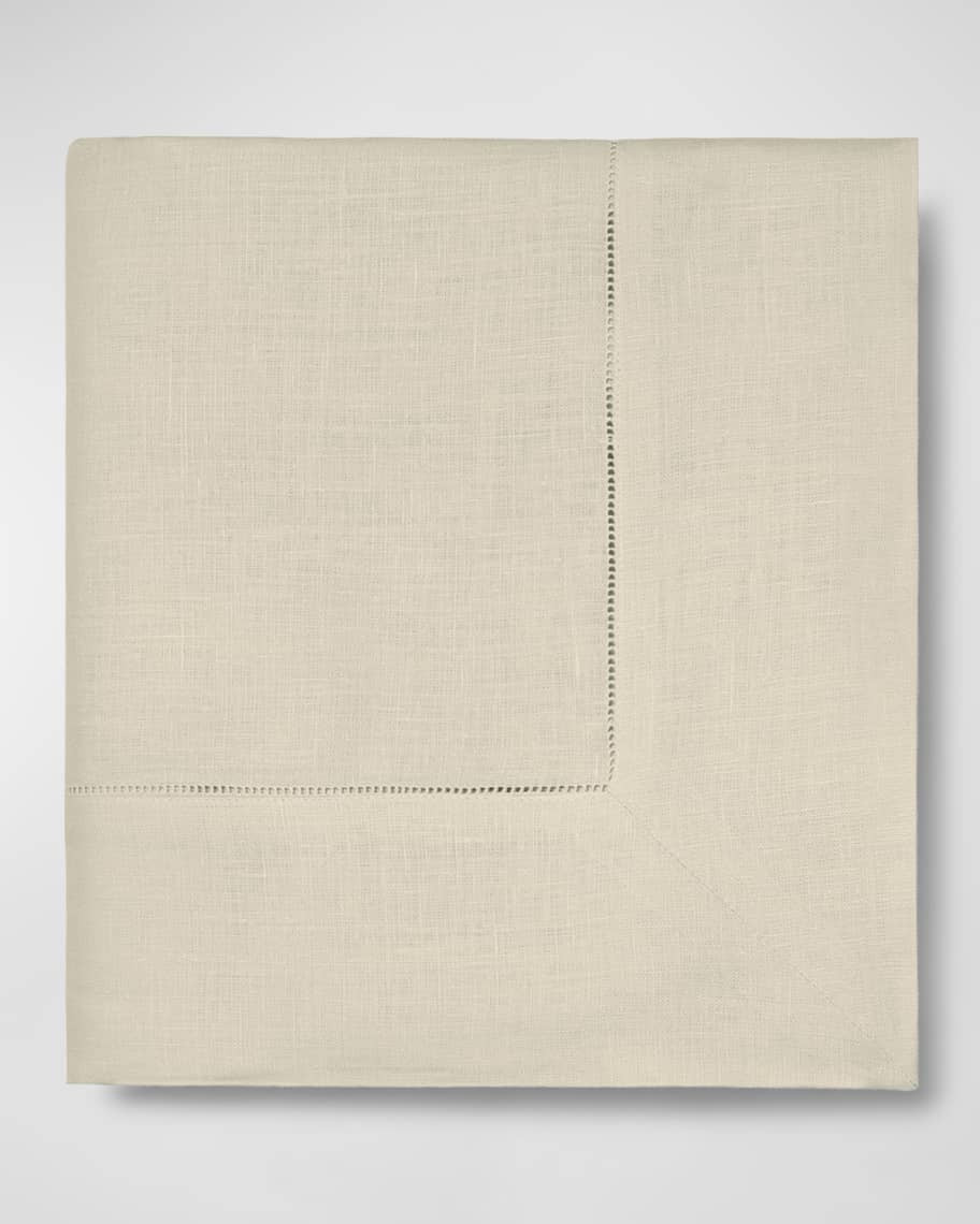 Sferra Hemstitch Tablecloth, 66" x 140" | Neiman Marcus