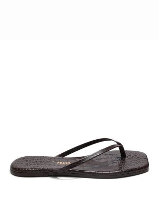 Women's Lily Animal Print Square Toe Flip Flops | Bloomingdale's (AU)