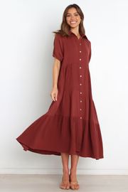 Wabash Dress - Brown | Petal & Pup (US)