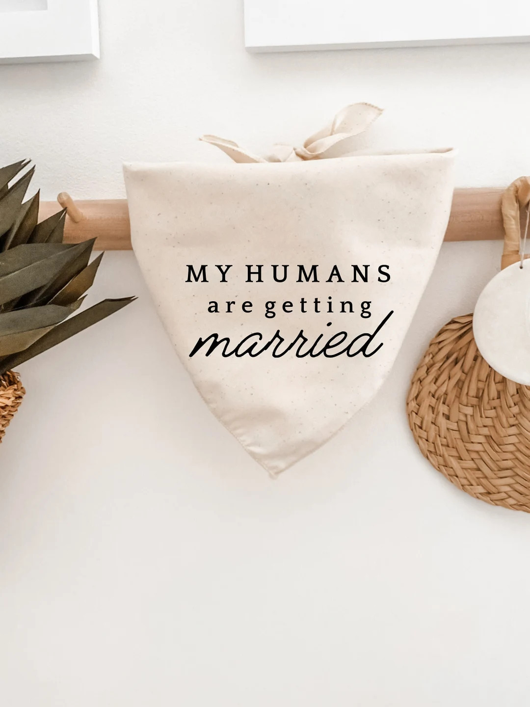 My Humans Are Getting Married Dog Bandana for Wedding Photoshoot, Engagement Announcement, Propos... | Etsy (US)