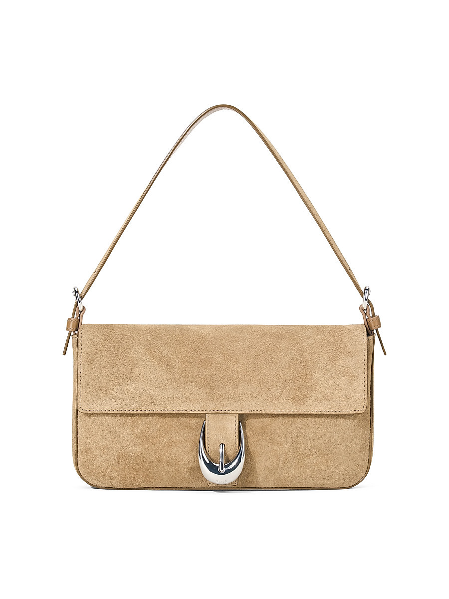 Women's Harlow Suede Shoulder Bag - Dune | Saks Fifth Avenue