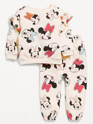 Disney© Ruffled Sweatshirt and Sweatpants Set for Baby | Old Navy (US)