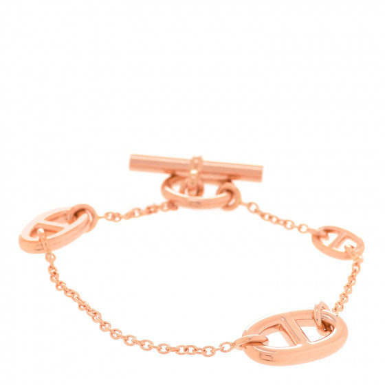 HERMES 18K Rose Gold PM Farandole Bracelet SH | Fashionphile