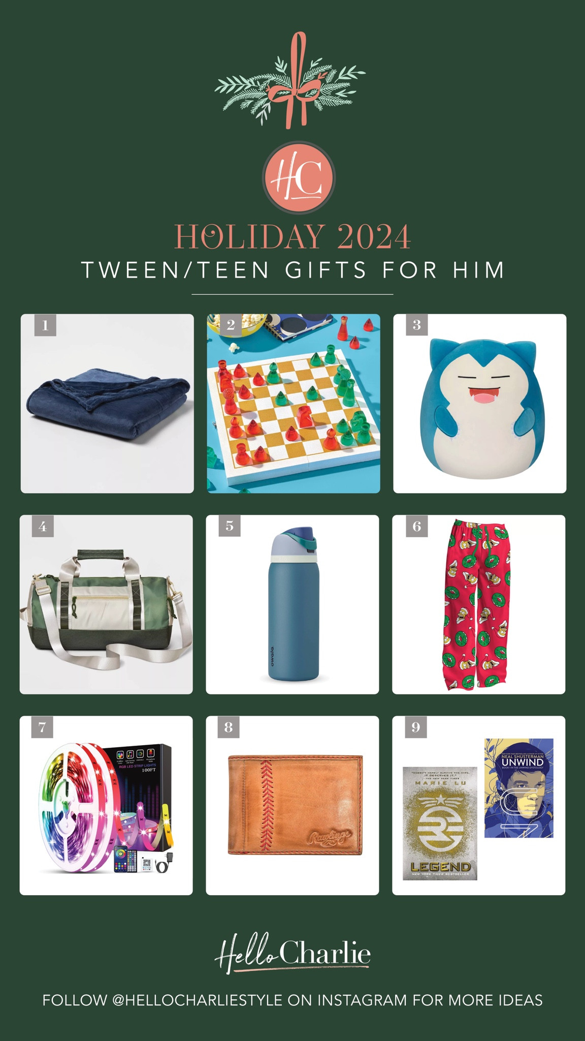 Tween and Teen Gifts for Him! My boys (11 and 14) helped me curate this gift guide. They both love cozy blankets, plushies (still) a good book series, and games. 


#LTKHoliday #LTKGiftGuide #LTKFindsUnder50