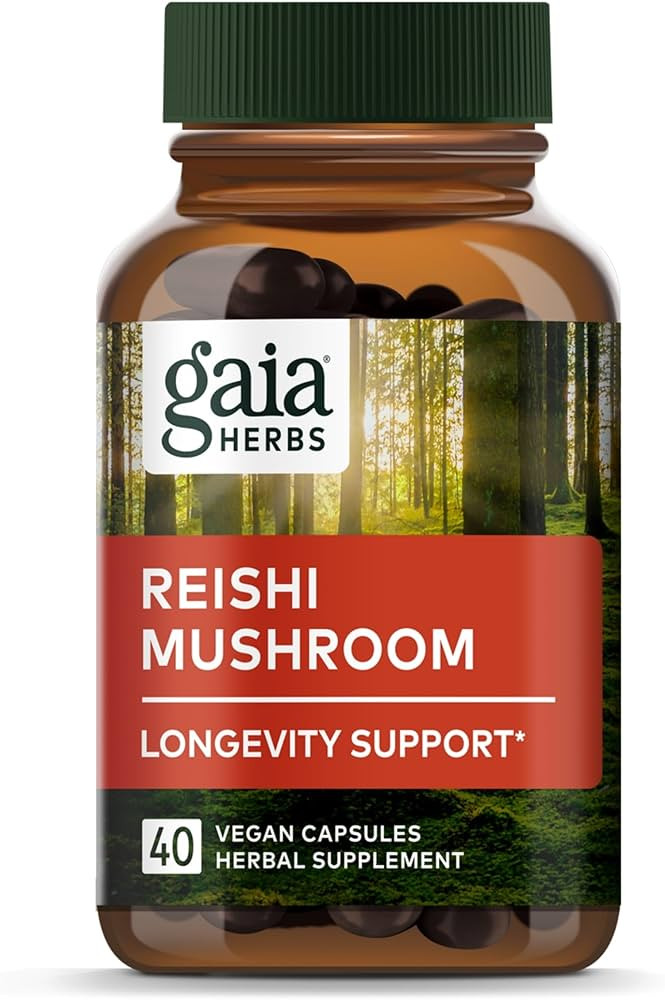 Gaia Herbs Reishi Mushroom - Helps Maintain a Healthy Immune System & Supports Heart Health - Ada... | Amazon (US)