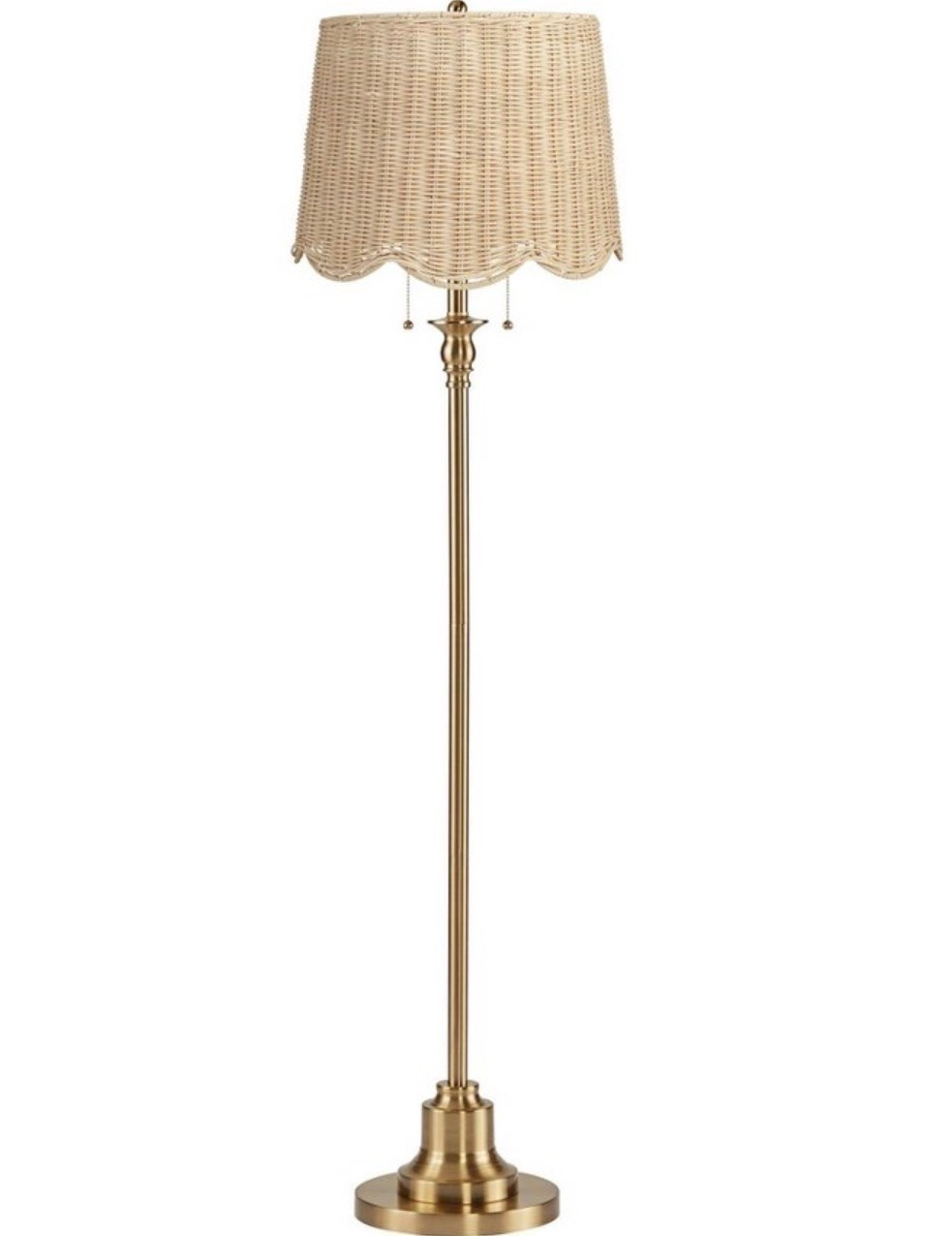 360 Lighting Dyna 58” Antique Brass and Rattan Drum Shade 2-Light Floor Lamp

#LTKHome #LTKSaleAlert #LTKmomlife